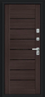Техно Д2/BChrome (цвет Букле черное/Wenge Melinga)