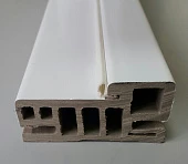 Коробка дверная распашная ДПК белая 75*38*2100 мм