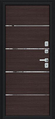 Лайн/BChrome (цвет Букле черное/Wenge Melinga)