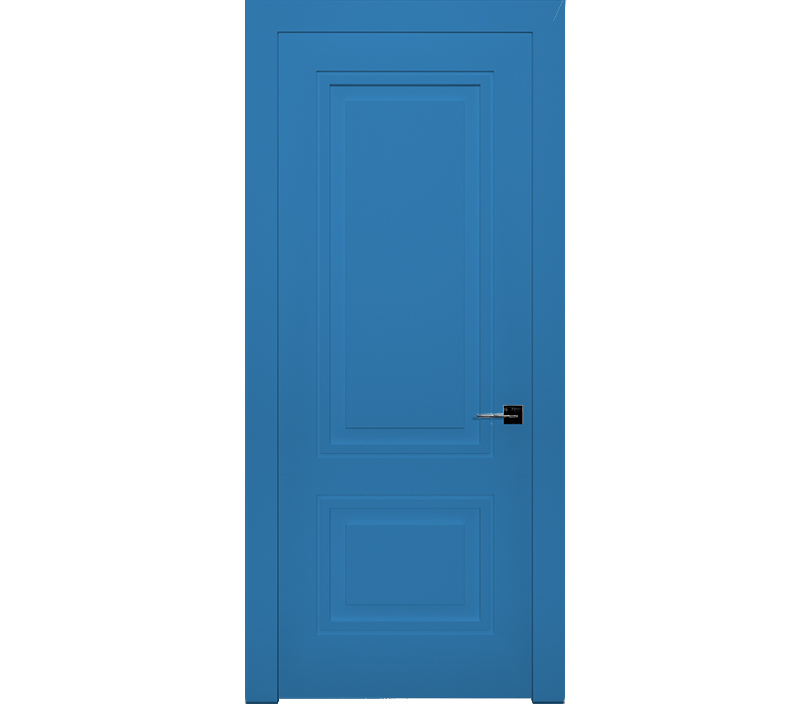 Дверь межкомнатная глухая Гранада ДГ2 голубая