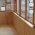 Отделка стен балкона: теперь ее делают и ламинатом