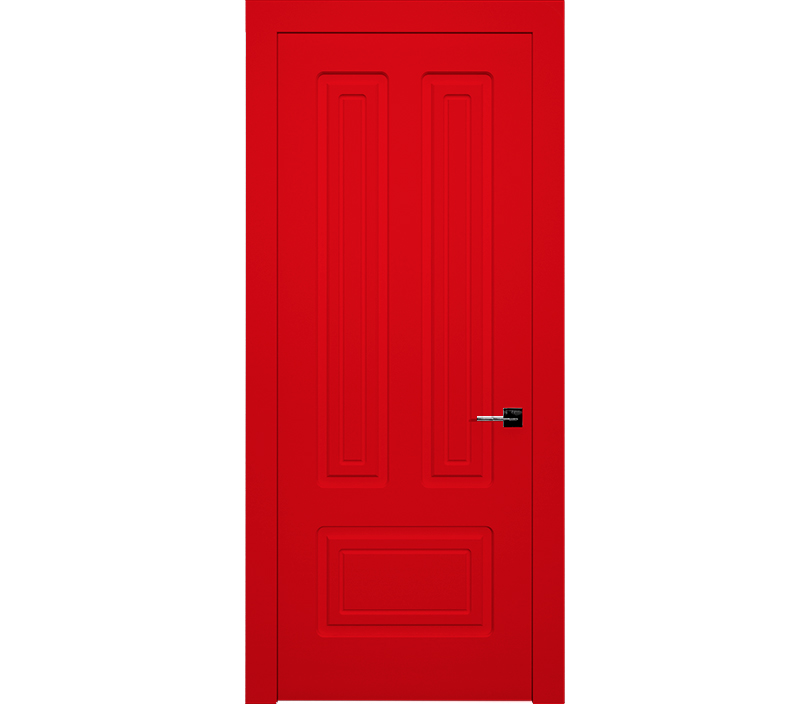 Дверь межкомнатная глухая Милан ДГ10 красная