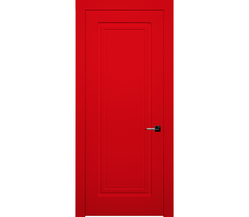 Дверь межкомнатная глухая Милан ДГ1 красная