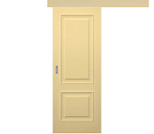 Дверь межкомнатная раздвижная глухая Палермо ДГ2 ванильная