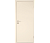 Влагостойкая дверь ПВХ EtaDoor глухая кремовая одностворчатая с алюминиевой кромкой