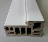 Коробка дверная распашная ДПК белая 75*38*2100 мм